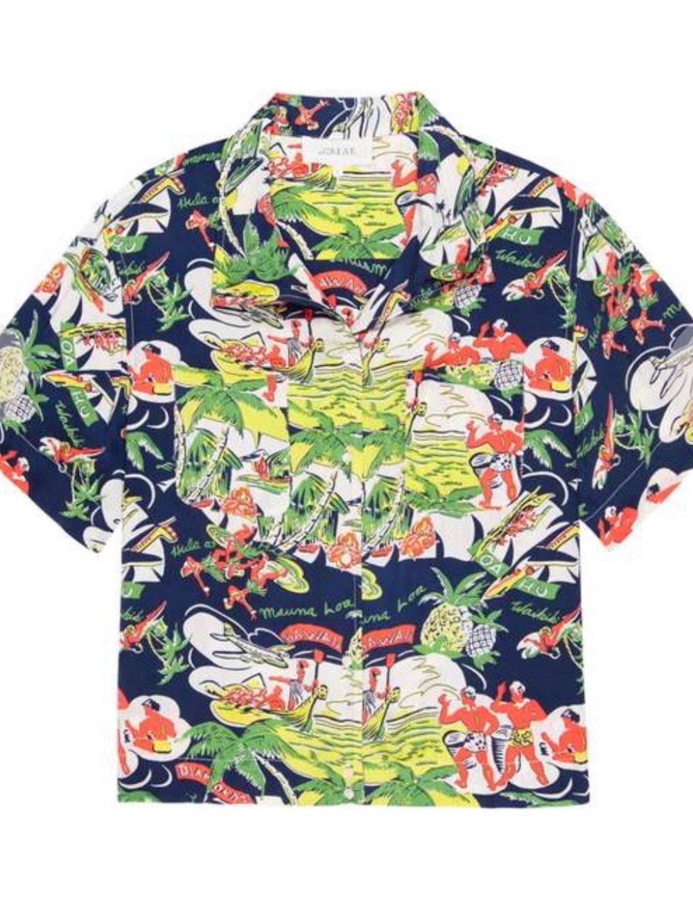 THE GREAT THE BOWLING SHIRT SURF JACK PRINT
